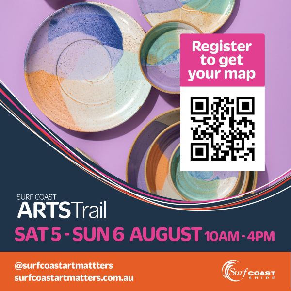 2023 Surf Coast Arts Trail - Countdown Get Your Map