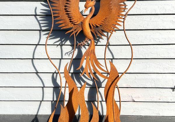 Phoenix Rising Sculpture