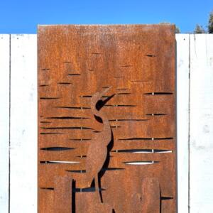 Brolga Box Metal Wall Art