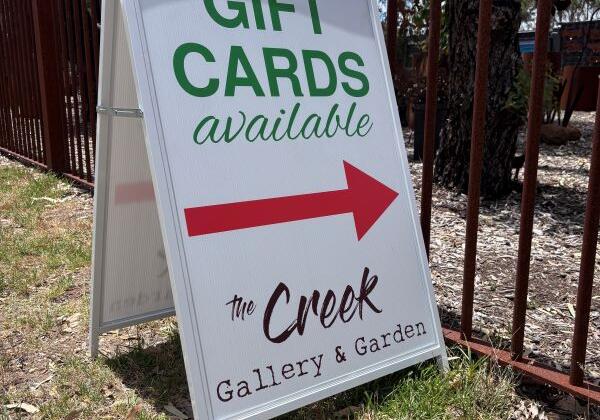 Gift Card Sign