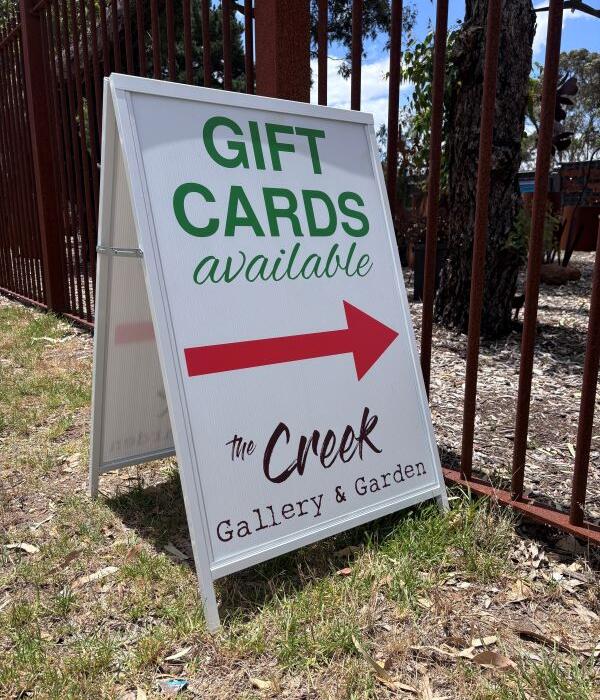 Gift Card Sign